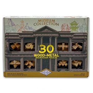 Museum Collection 30 Wood & Metal Brainteaser Puzzles